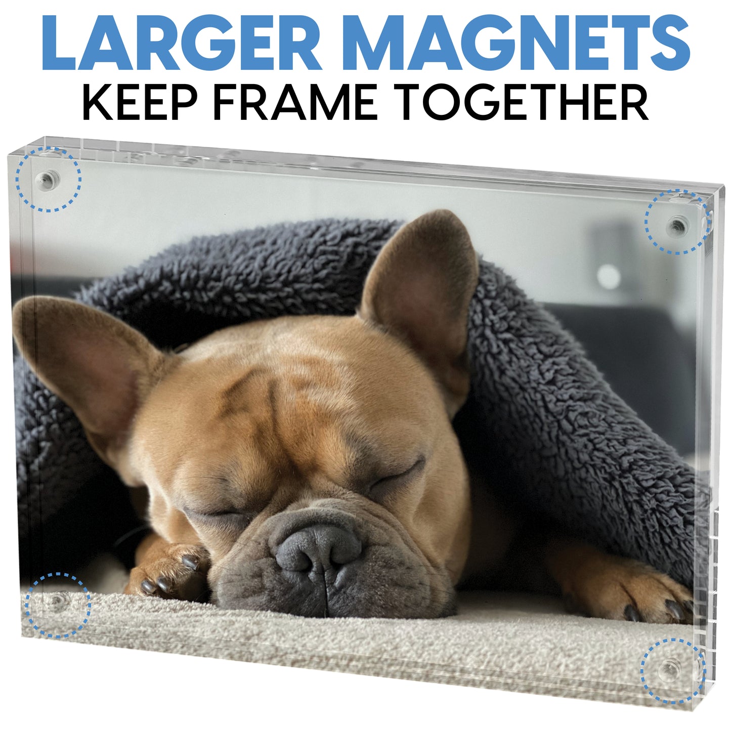 Double-Sided 5"x7" Magnetic Picture Frame (5 Pack)